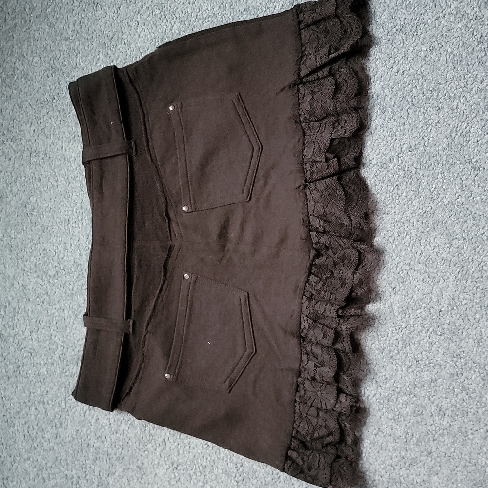 Love Tree Black Skirt